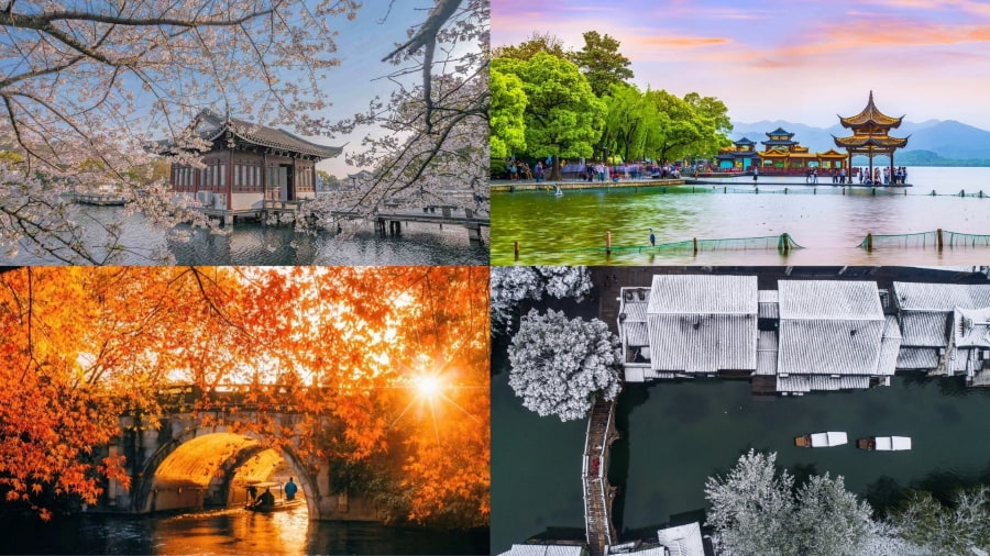 Mỗi mùa ở Hàng Châu đều mang một vẻ đẹp riêng biệt, say đắm lòng người