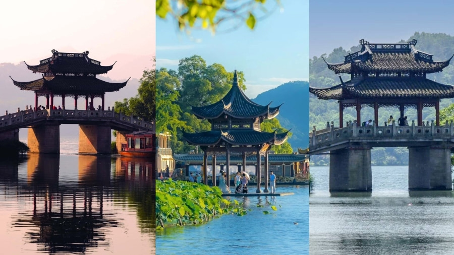 Tây Hồ (West Lake) - Biểu tượng của Hàng Châu, được UNESCO công nhận là Di sản Văn hóa Thế giới