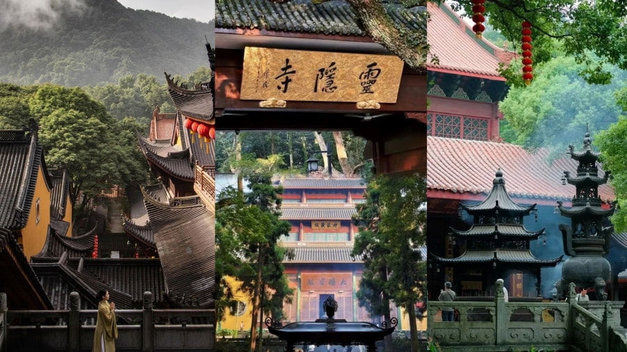 Chùa Linh Ẩn là một trong những ngôi chùa Phật giáo cổ nhất và lớn nhất Trung Quốc