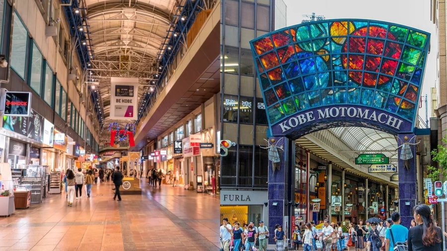 Kobe sở hữu nhiều trung tâm mua sắm nổi tiếng cho bạn thỏa thích shopping