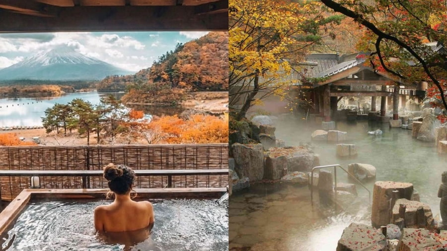 Tắm Onsen giữa thiên nhiên bao la là một trải nghiệm thú vị dành cho bạn