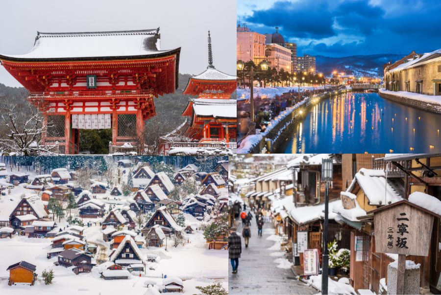 Tết Nguyên đán tại Nhật Bản thường rơi vào cuối tháng 1 đến giữa tháng 2, trùng với mùa đông ở Nhật Bản