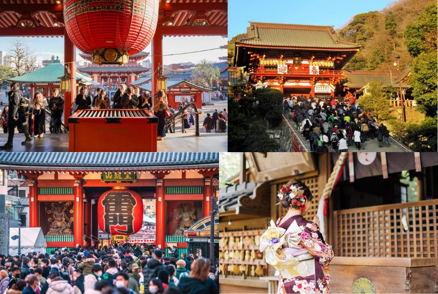 Hatsumode là hoạt động truyền thống, mang lại niềm tin vào sự bình an, may mắn trong năm mới