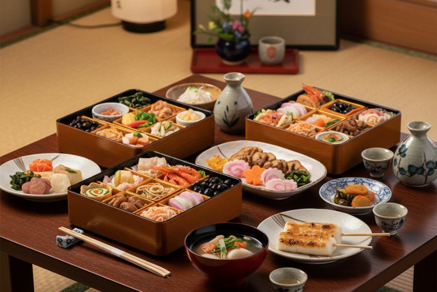 Ẩm thực đặc trưng của Nhật Bản mỗi dịp tết đến xuân về