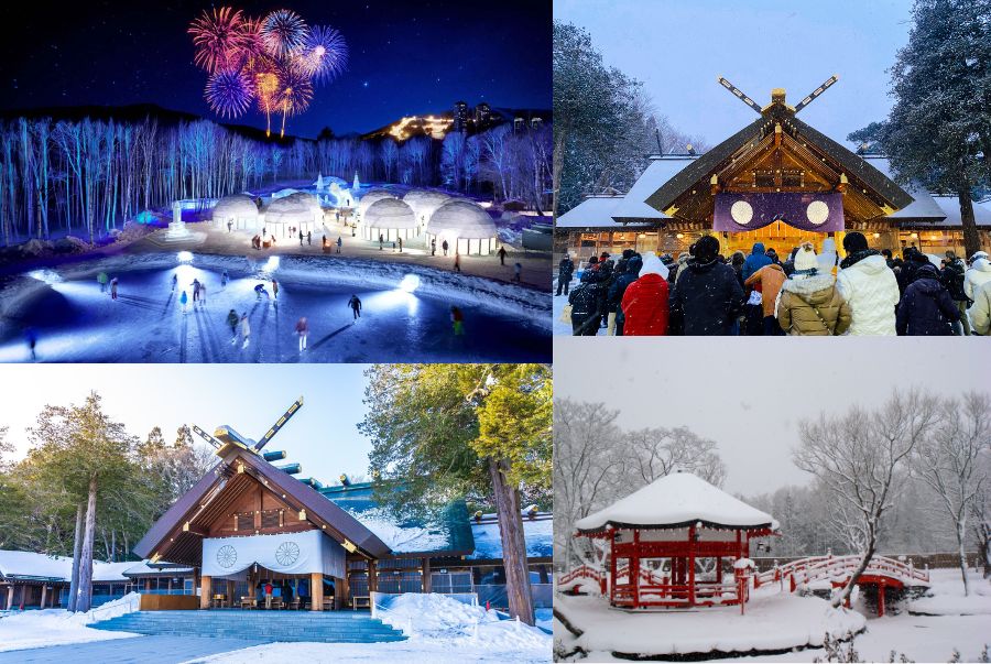 Khung cảnh ngập tràn tuyết trắng lãng mạn tại Hokkaido