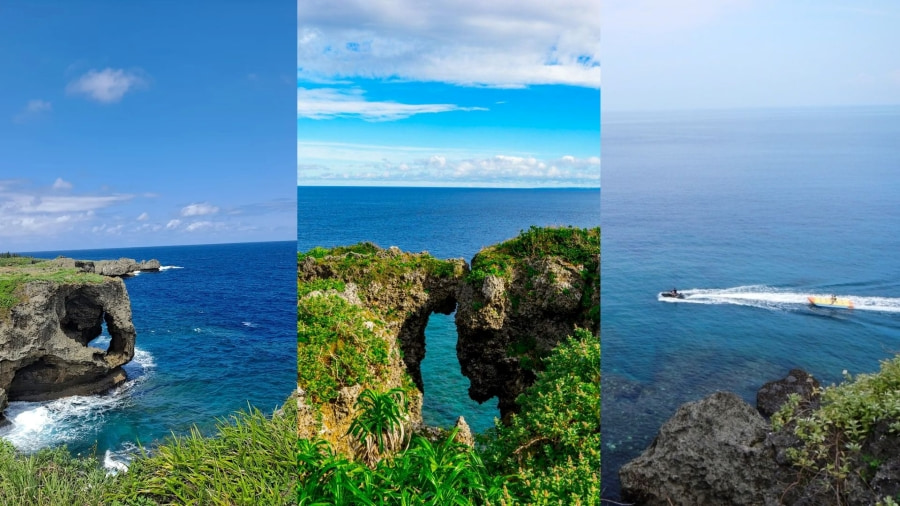 Mũi Manzamo là một trong những biểu tượng thiên nhiên nổi bật nhất của Okinawa