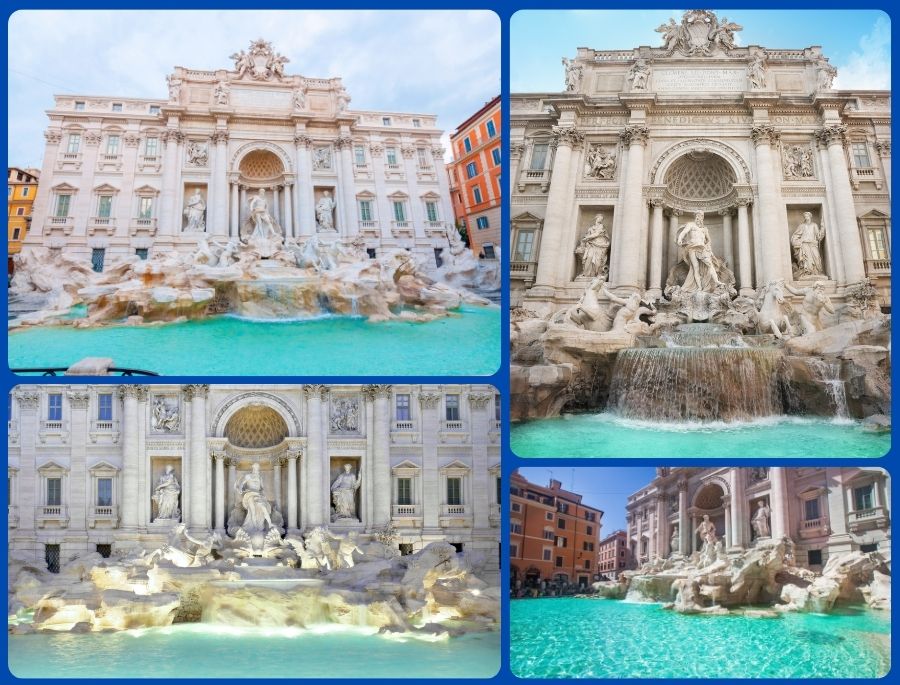 Fontana di Trevi là đài phun nước lớn và nổi tiếng nhất Rome