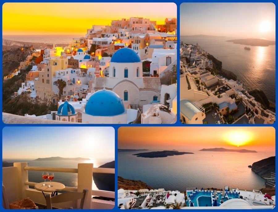 Làng Oia được mệnh danh là nơi ngắm hoàng hôn đẹp nhất thế giới