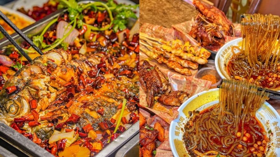 Trùng Khánh còn có vô số các món ăn vặt đường phố hấp dẫn mà bạn không nên bỏ lỡ