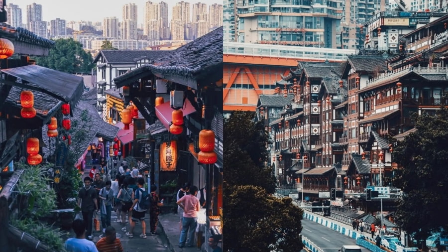 Phố cổ Ciqikou, hay Cổ Trấn Từ Khí Khẩu, là một di sản văn hóa cổ kính nằm bên bờ sông Gia Lăng