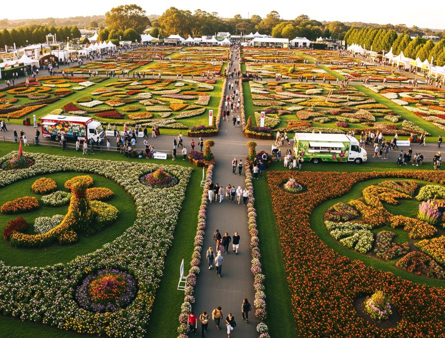 Không gian ngập tràn sắc hoa tại lễ hội Floriade Festival