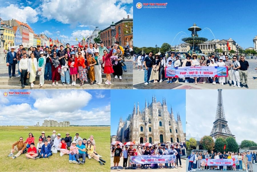 Mỗi một trải nghiệm ở Châu Âu, đều mang đến cho du khách những cung bậc cảm xúc mới mẻ