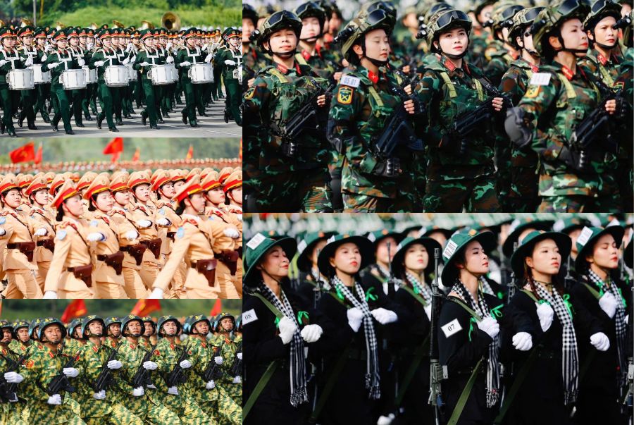 Những màn tập luyện phục vụ cho Đại Lễ đang diễn ra vô cùng nghiêm ngặt