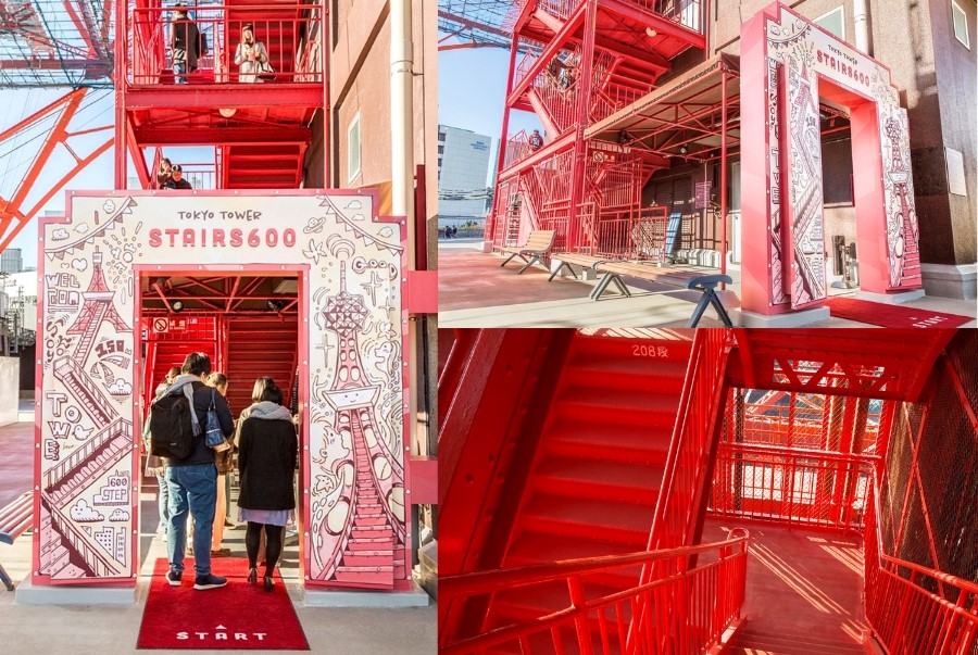 Màu đỏ rực rỡ và nổi bật của  Tháp Tokyo