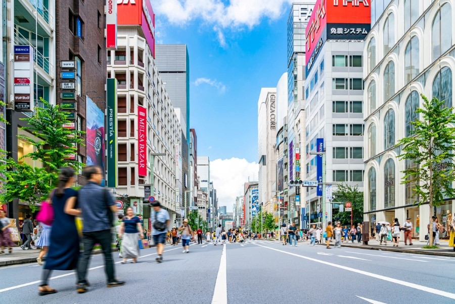 Hàng ngày, Ginza đón số lượng khách tham quan vô cùng "Khủng"