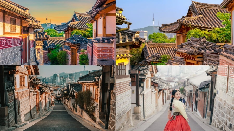 Làng Bukchon Hanok mang màu sắc của một không gian đậm chất truyền thống Hàn Quốc