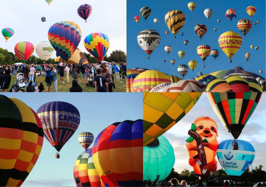Trải nghiệm ngắm khinh khí cầu tại Canberra