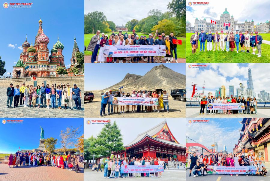 Top Ten Travel là đơn vị chuyên cung cấp các dòng tour du lịch nước ngoài trọn gói