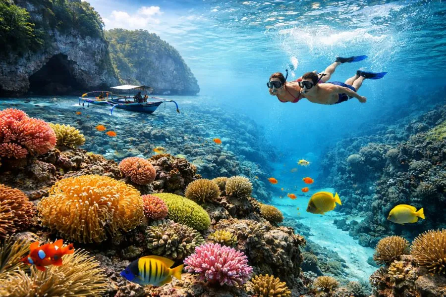 Nusa Penida được xem là một trong những địa điểm lặn biển ấn tượng nhất Bali