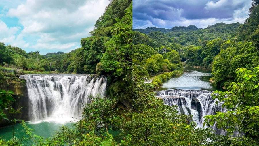 Thác nước Thập Phần (Shifen Waterfall) – Một trong những thác nước tự nhiên đẹp nhất Đài Loan