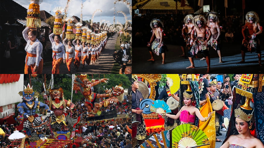 Bali nổi tiếng với nền văn hoá độc đáo khi sở hữu nhiều lễ hội đặc biệt
