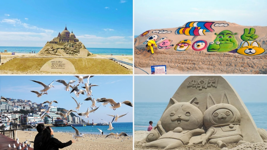 Lễ hội cát Haeundae độc đáo - Biểu tượng cho mùa hè của Busan