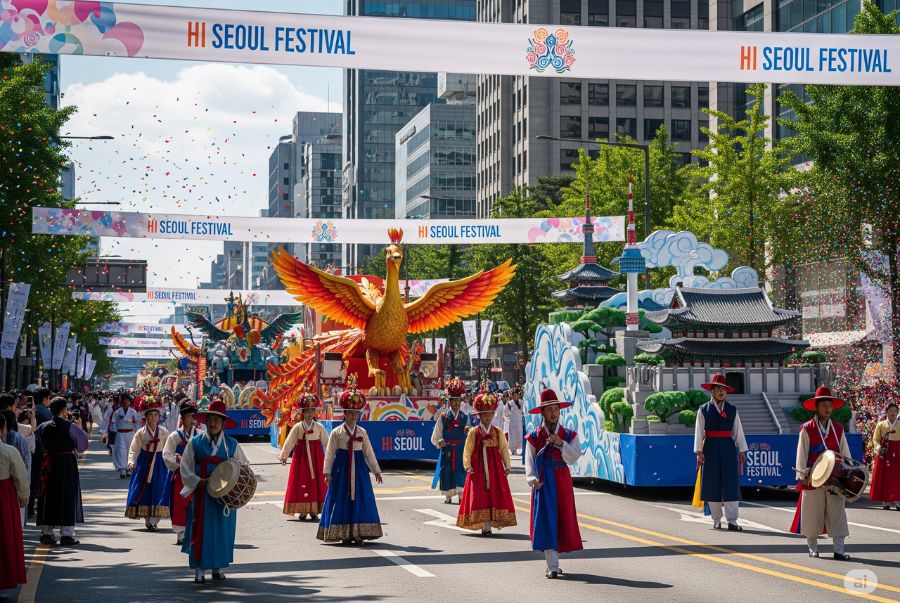 Lễ hội Văn hóa Seoul là sự kiện nghệ thuật đường phố lớn nhất tại Hàn Quốc