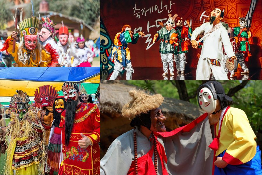 Lễ hội múa mặt nạ Andong là điểm nhấn văn hóa của Seoul vào mùa thu