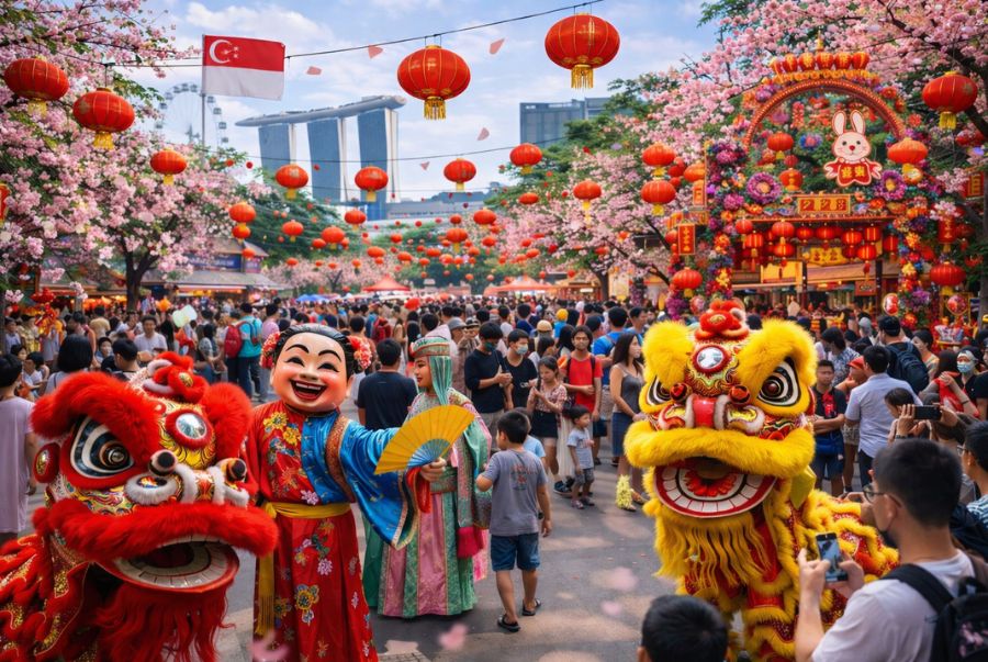 Singapore sở hữu vô số các lễ hội mùa xuân hấp dẫn