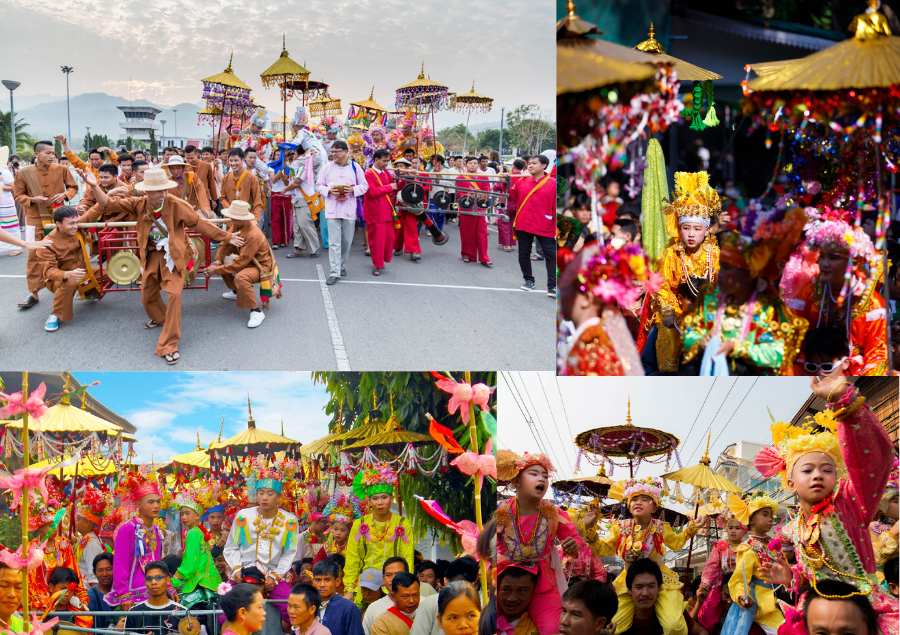 Lễ hội Poy Sang Long là một trong những lễ hội xuất gia lớn nhất của Thái Lan