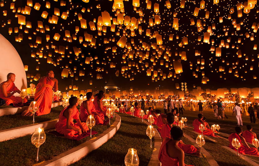 Lễ hội Đèn Trời Yi Peng mang trong mình bề dày lịch sử và ý nghĩa văn hóa sâu sắc