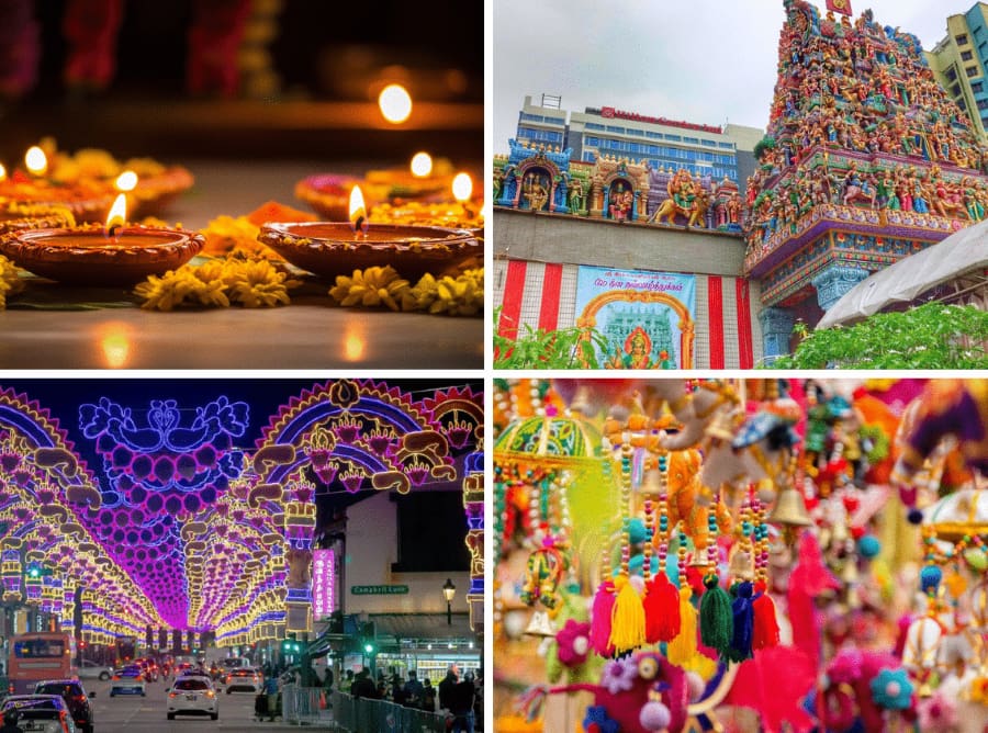 Deepavali là lễ hội lớn nhất ở Singapore của cộng đồng người Ấn Độ, được mệnh danh là "Lễ hội Ánh sáng"