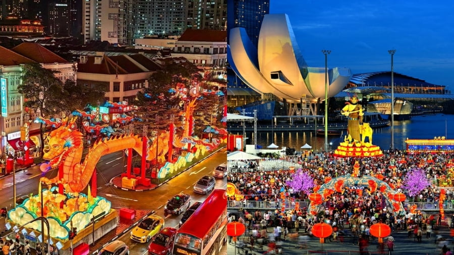 Tết Nguyên Đán là một trong những lễ hội truyền thống ở Singapore quan trọng và rực rỡ nhất của cộng đồng người Hoa