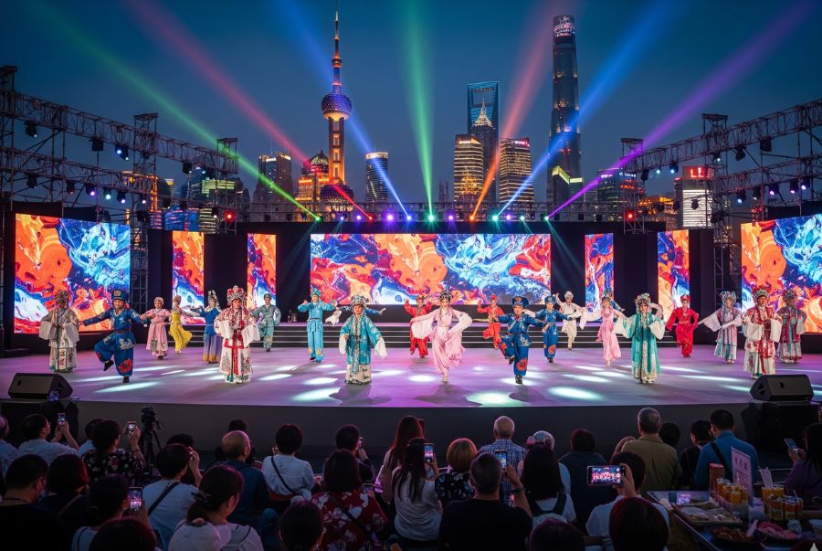 Shanghai International Arts Festival là một sự kiện mang đậm nét văn hóa của Trung Quốc