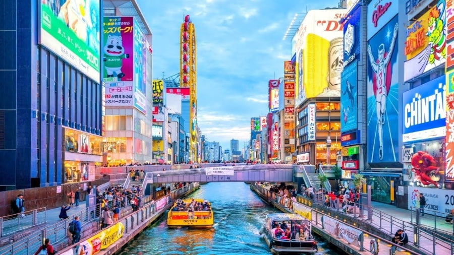 Các khu chợ đêm như Shinsekai và Dotonbori sẽ là nơi lý tưởng để du khách khám phá ẩm thực địa phương và mua sắm quà lưu niệm
