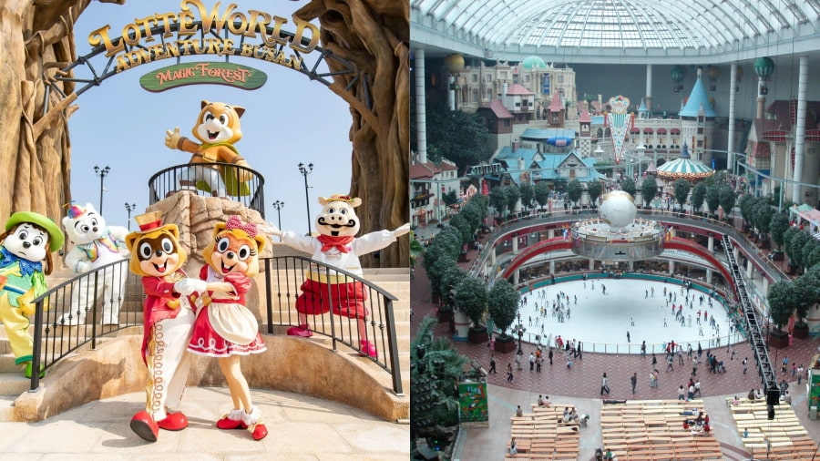 Lotte World Adventure chính là trái tim của công viên Lotte World Hàn Quốc