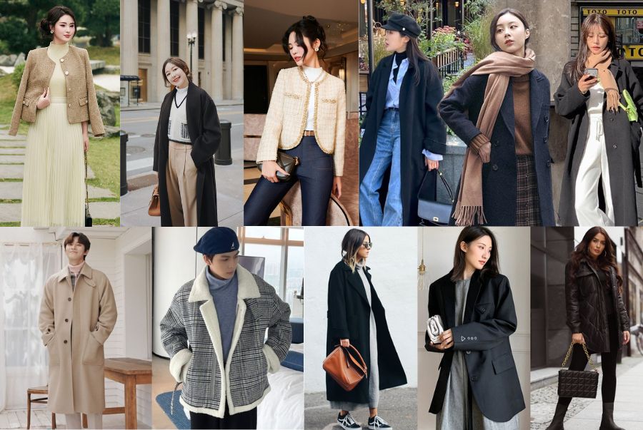 Một chiếc áo khoác dạ có thể được phối theo nhiều phong cách khác nhau