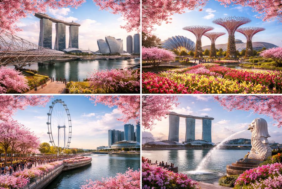 Marina Bay là trung tâm của Singapore với vô số các địa danh nổi tiếng