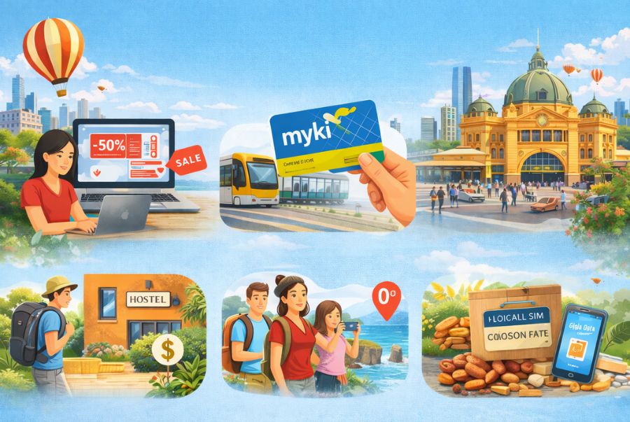 Một số các mẹo nhỏ giúp tiết kiệm chi phí khi du lịch Victoria Úc