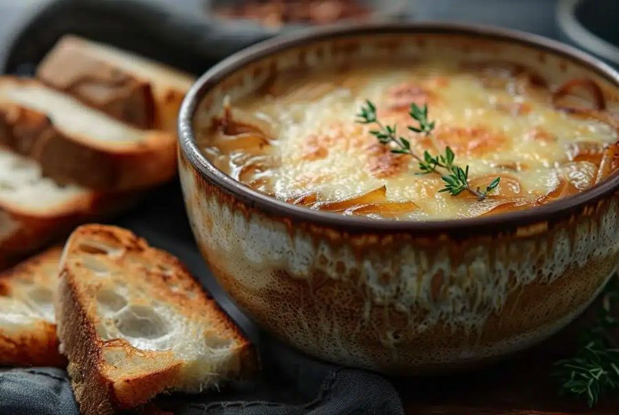 Súp hành kiểu Pháp thu hút du khách với vị ngọt tự nhiên từ nguyên liệu