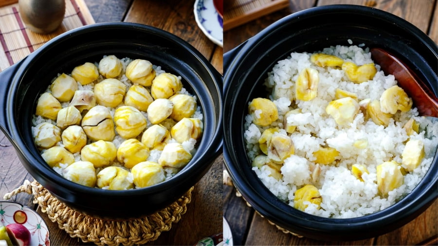 Kuri Gohan là một món ăn mùa thu Nhật Bản truyền thống mang đậm hương vị của mùa gặt hái