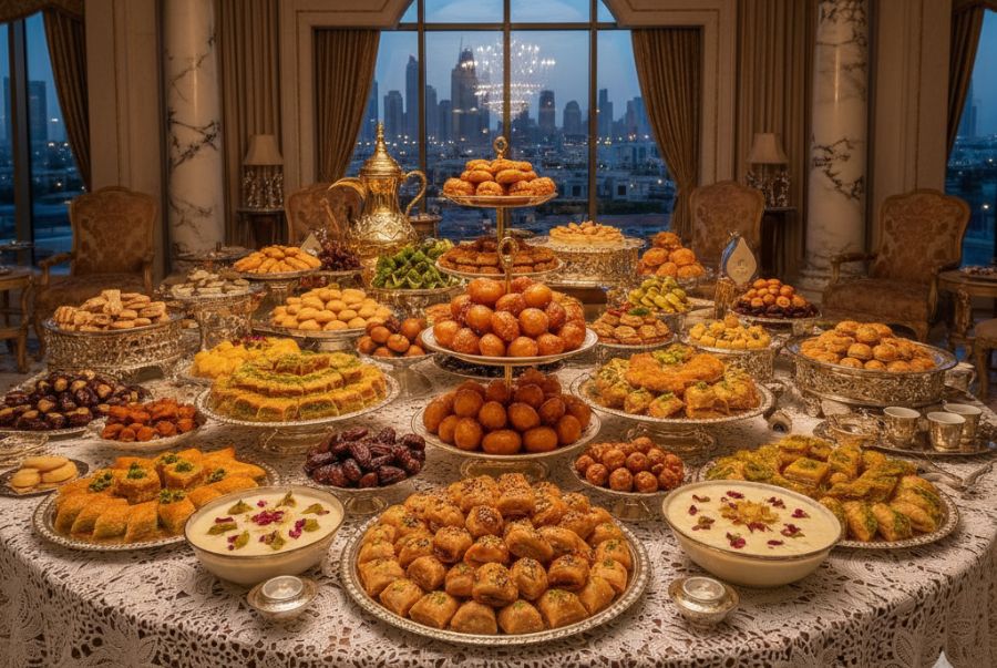 Ngoài khung cảnh xa hoa lộng lẫy thì Dubai còn là một thiên đường đồ ngọt chính hiệu