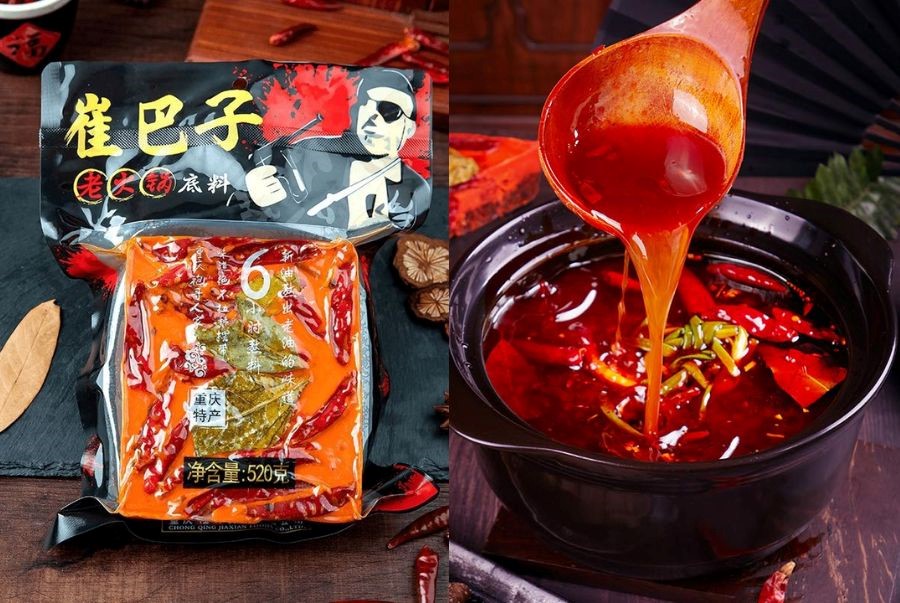 Gia vị lẩu cay Trùng Khánh là tinh hoa ẩm thực với hương vị cay nồng