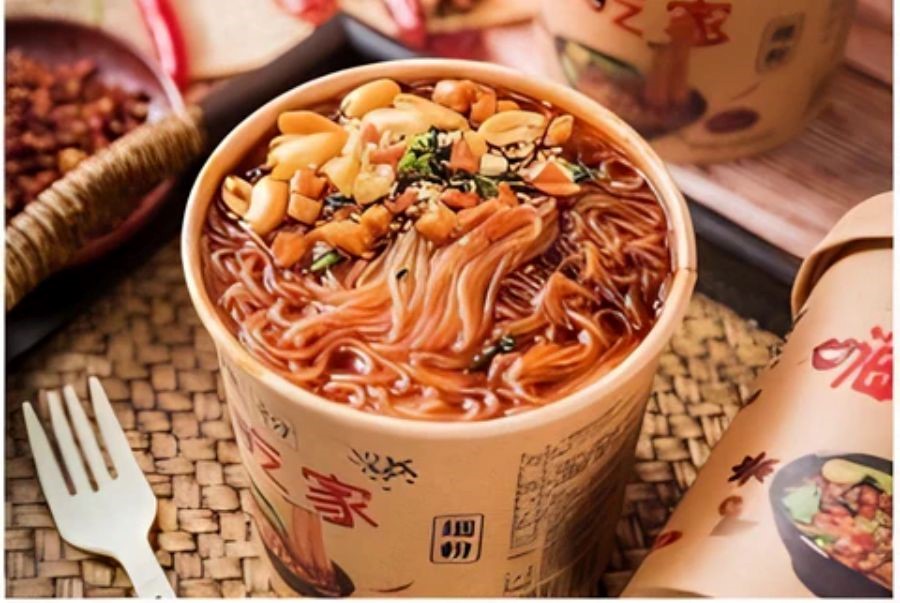 Miến cay ăn liền Trùng Khánh chuẩn vị lẩu cay tê đặc trưng