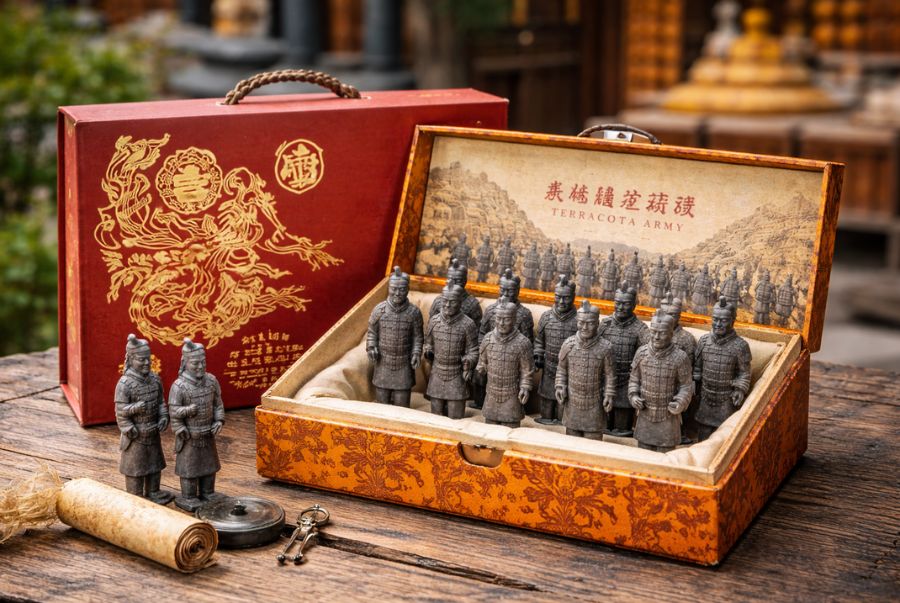 Những mô hình đội quân đất nung được thiết kế sang trọng