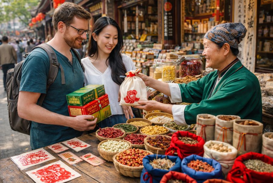 Những phần trà thảo mộc được đóng gỏi tỉ mỉ, đẹp mắt