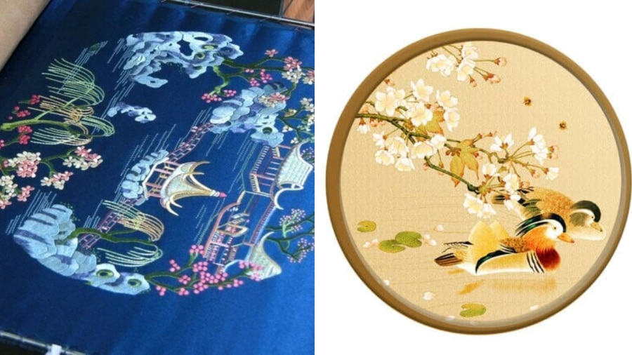Thêu Thục là một món quà Trùng Khánh mang giá trị nghệ thuật và văn hóa cao