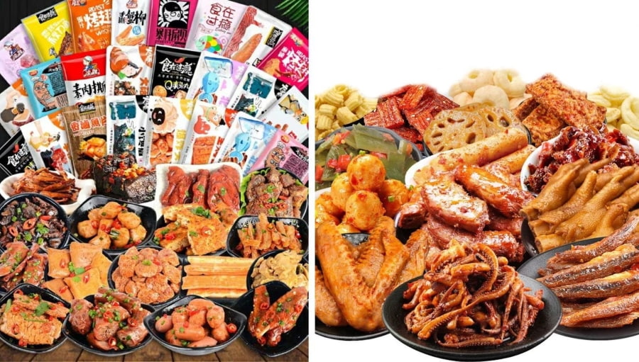 Đồ ăn vặt cay Tứ Xuyên là món quà độc đáo, thể hiện nét đặc trưng của ẩm thực địa phương