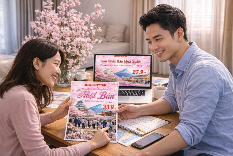 Chủ động nghiên cứu và đặt tour sớm sẽ giúp Bạn tiết kiệm chi phí khi đi du lịch Nhật Bản mùa xuân