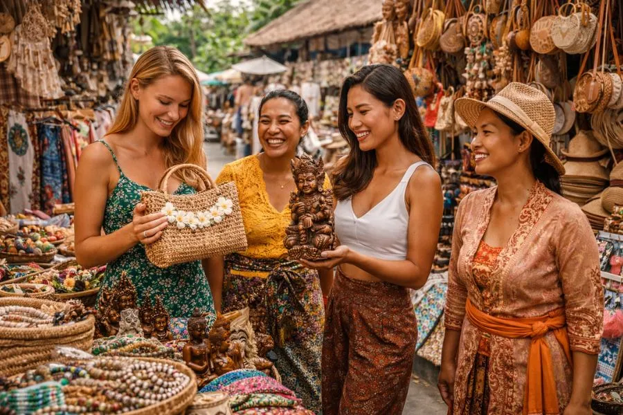 Bali sở hữu rất nhiều khu chợ địa phương đa dạng về văn hóa